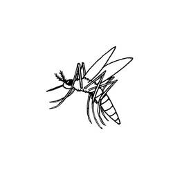 Dessin à colorier: Moustique (Animaux) #207191 - Coloriages à Imprimer Gratuits