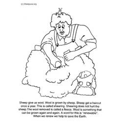Dessin à colorier: Mouton (Animaux) #11411 - Coloriages à Imprimer Gratuits