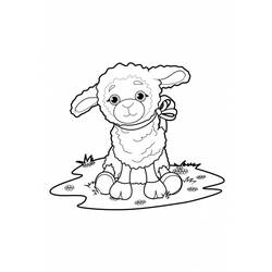 Dessin à colorier: Mouton (Animaux) #11494 - Coloriages à Imprimer Gratuits