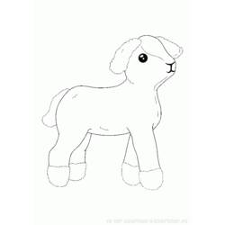 Dessin à colorier: Mouton (Animaux) #11518 - Coloriages à Imprimer Gratuits