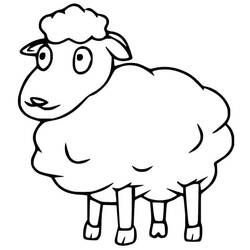 Coloriage à imprimer Mouton (Animaux) #198645 pour enfants et adultes