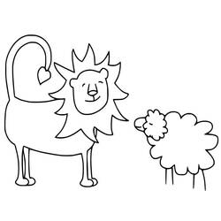 Coloriage Mouton (Animaux) #198666 à imprimer et colorier
