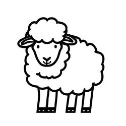 Coloriage imprimable Mouton (Animaux) #198672 à colorier gratuitement