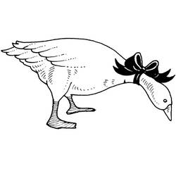 Coloriage Oie (Animaux) #188147 à imprimer et colorier