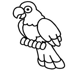Dessin à colorier: Oiseaux (Animaux) #11975 - Coloriages à imprimer