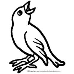 Dessin à colorier: Oiseaux (Animaux) #11983 - Coloriages à Imprimer Gratuits