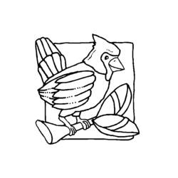 Dessin à colorier: Oiseaux (Animaux) #12045 - Coloriages à Imprimer Gratuits