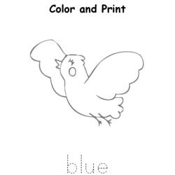 Dessin à colorier: Oiseaux (Animaux) #12064 - Coloriages à Imprimer Gratuits