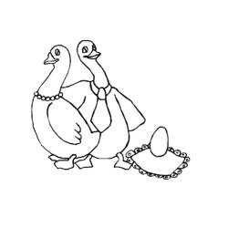 Dessin à colorier: Oiseaux (Animaux) #12092 - Coloriages à Imprimer Gratuits