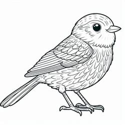 Dessin à colorier: Oiseaux (Animaux) #215837 - Coloriages à Imprimer Gratuits