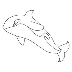 Coloriage Orque (Animaux) #213463 à imprimer et colorier