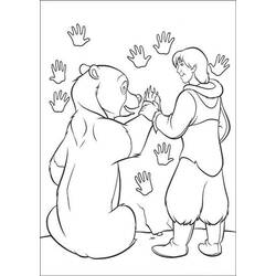 Dessin à colorier: Ours (Animaux) #12276 - Coloriages à Imprimer Gratuits