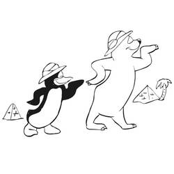 Dessin à colorier: Ours Polaire (Animaux) #201251 - Coloriages à Imprimer Gratuits