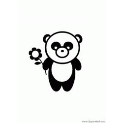 Dessin à colorier: Panda (Animaux) #12461 - Coloriages à Imprimer Gratuits