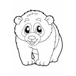 Dessin à colorier: Panda (Animaux) #12464 - Coloriages à imprimer