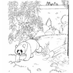 Dessin à colorier: Panda (Animaux) #12486 - Coloriages à Imprimer Gratuits