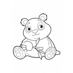 Dessin à colorier: Panda (Animaux) #12489 - Coloriages à Imprimer Gratuits