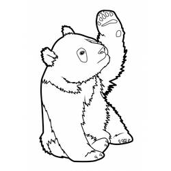 Dessin à colorier: Panda (Animaux) #12503 - Coloriages à Imprimer Gratuits