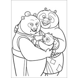 Dessin à colorier: Panda (Animaux) #12519 - Coloriages à Imprimer Gratuits
