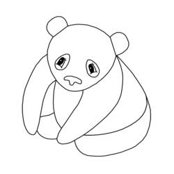 Dessin à colorier: Panda (Animaux) #12537 - Coloriages à Imprimer Gratuits