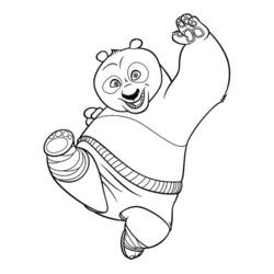 Dessin à colorier: Panda (Animaux) #12575 - Coloriages à Imprimer Gratuits