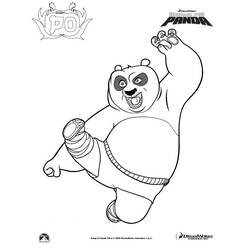 Dessin à colorier: Panda (Animaux) #12578 - Coloriages à Imprimer Gratuits