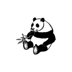 Dessin à colorier: Panda (Animaux) #12586 - Coloriages à Imprimer Gratuits