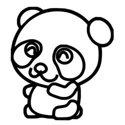 Dessin à colorier: Panda (Animaux) #175201 - Coloriages à Imprimer Gratuits