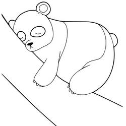 Dessin à colorier: Panda (Animaux) #175209 - Coloriages à Imprimer Gratuits