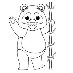 Dessin à colorier: Panda (Animaux) #175224 - Coloriages à Imprimer Gratuits