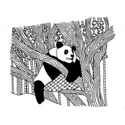Dessin à colorier: Panda (Animaux) #175226 - Coloriages à Imprimer Gratuits