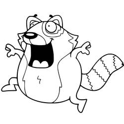 Dessin à colorier: Panda Roux (Animaux) #212055 - Coloriages à Imprimer Gratuits