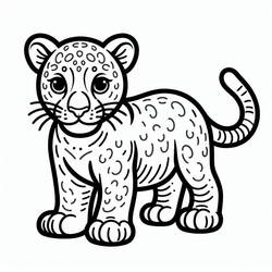 Coloriage Panthère (Animaux) #214430 à imprimer et colorier