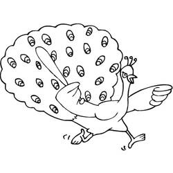 Coloriage Paon (Animaux) #197590 à imprimer et colorier