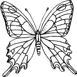 Dessin à colorier: Papillon (Animaux) #15676 - Coloriages à Imprimer
