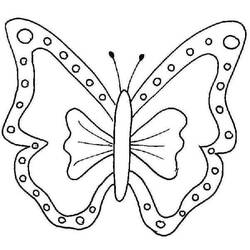 Dessin à colorier: Papillon (Animaux) #15688 - Coloriages à Imprimer Gratuits