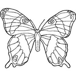 Dessin à colorier: Papillon (Animaux) #15697 - Coloriages à Imprimer Gratuits