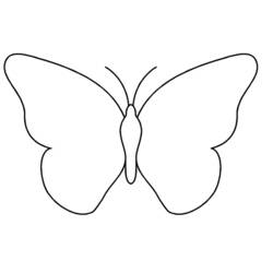 Dessin à colorier: Papillon (Animaux) #15701 - Coloriages à Imprimer