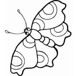 Dessin à colorier: Papillon (Animaux) #15708 - Coloriages à Imprimer Gratuits