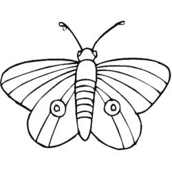 Dessin à colorier: Papillon (Animaux) #15752 - Coloriages à Imprimer Gratuits