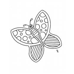 Dessin à colorier: Papillon (Animaux) #15759 - Coloriages à Imprimer Gratuits