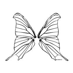 Dessin à colorier: Papillon (Animaux) #15807 - Coloriages à Imprimer Gratuits
