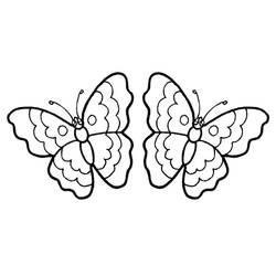 Coloriage Papillon (Animaux) #175095 à imprimer et colorier