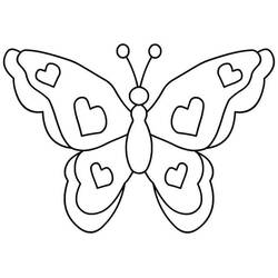 Coloriage Papillon (Animaux) #175099 à imprimer et colorier