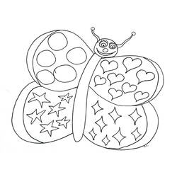 Coloriage Papillon (Animaux) #175103 à imprimer et colorier