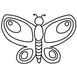 Coloriage Papillon (Animaux) #175105 à imprimer et colorier