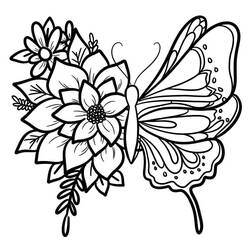 Coloriage Papillon (Animaux) #175111 à imprimer et colorier