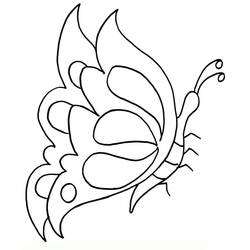 Coloriage Papillon (Animaux) #175117 à imprimer et colorier