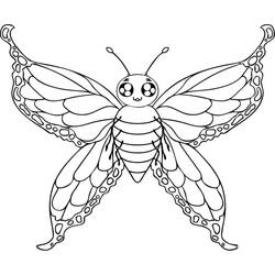 Coloriage Papillon (Animaux) #175122 à imprimer et colorier