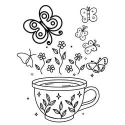 Coloriage Papillon (Animaux) #215713 à imprimer et colorier